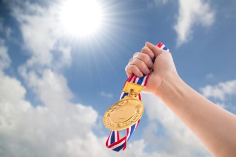 Winning medal