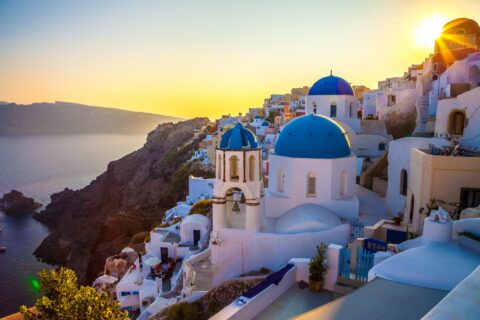 Greece sunset