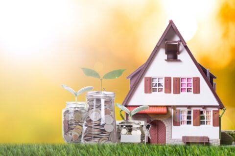House and coins