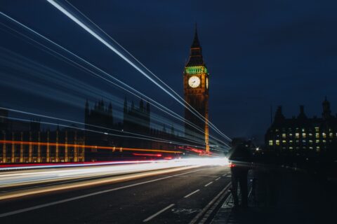 big ben at night