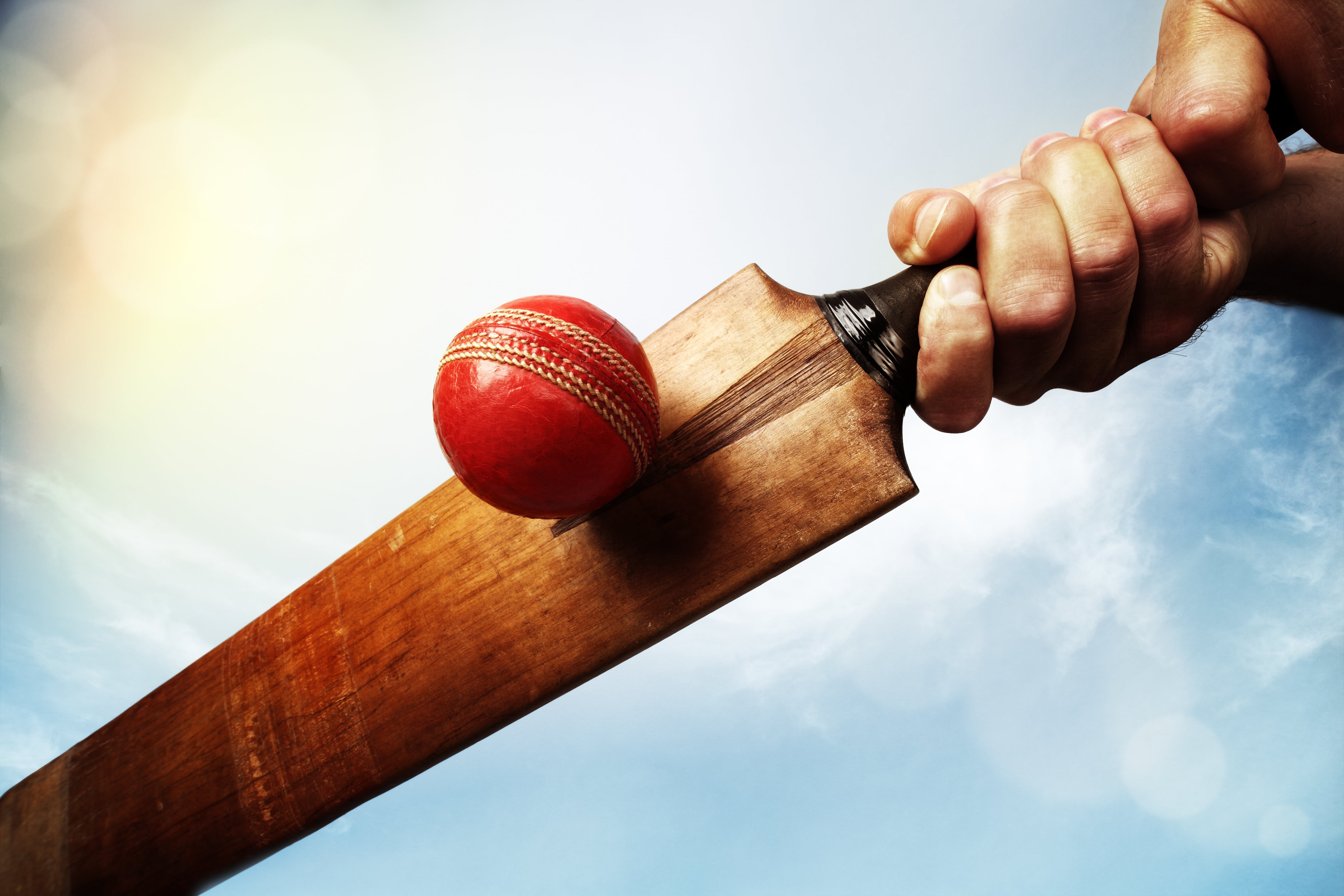 Cricket player hitting ball | FundCalibre