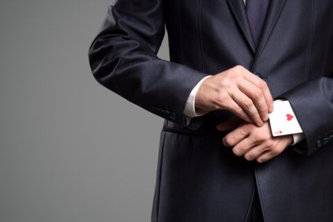 Ace in the sleeve trump card