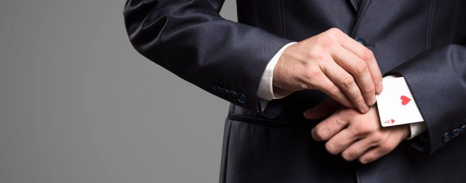 Ace in the sleeve trump card