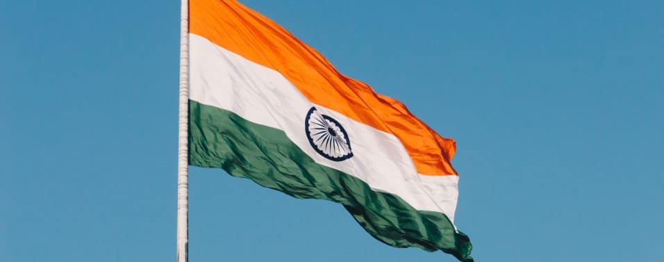 The national flag of India
