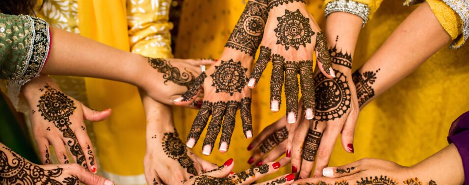 India henna patterns for celebrations in India