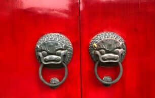 Chinese door knockers
